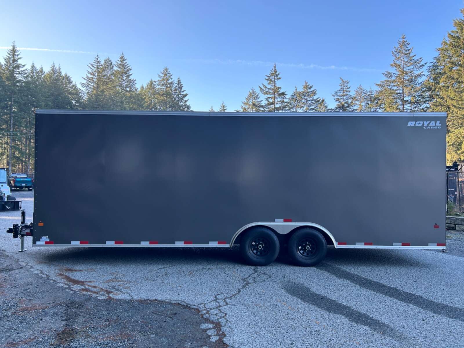 Photo of 2025 Royal Cargo 8.5X24+V 11,400LB GVW 86" TALL CAR HAULER