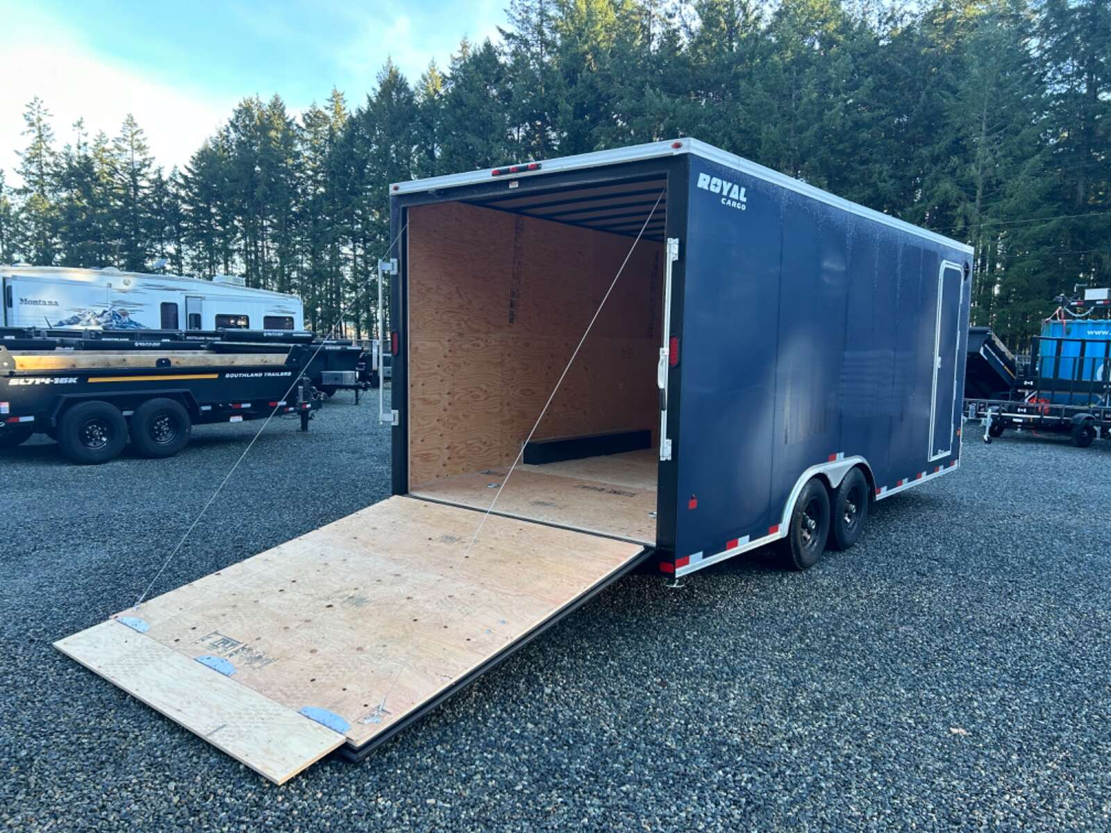 Photo of 2025 Royal Cargo 8.5X20' 11,400LB GVW RAMP DOOR 86" INTERIOR