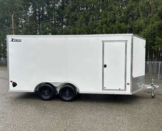 Thumbnail Photo of 2025 ALCOM *ALUMINUM* 8.5X16+V CAR HAULER - 7000LB GVWR - RAMP