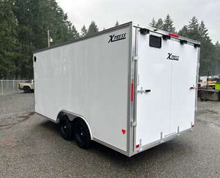 Thumbnail Photo of 2025 ALCOM *ALUMINUM* 8.5X16+V CAR HAULER - 7000LB GVWR - RAMP