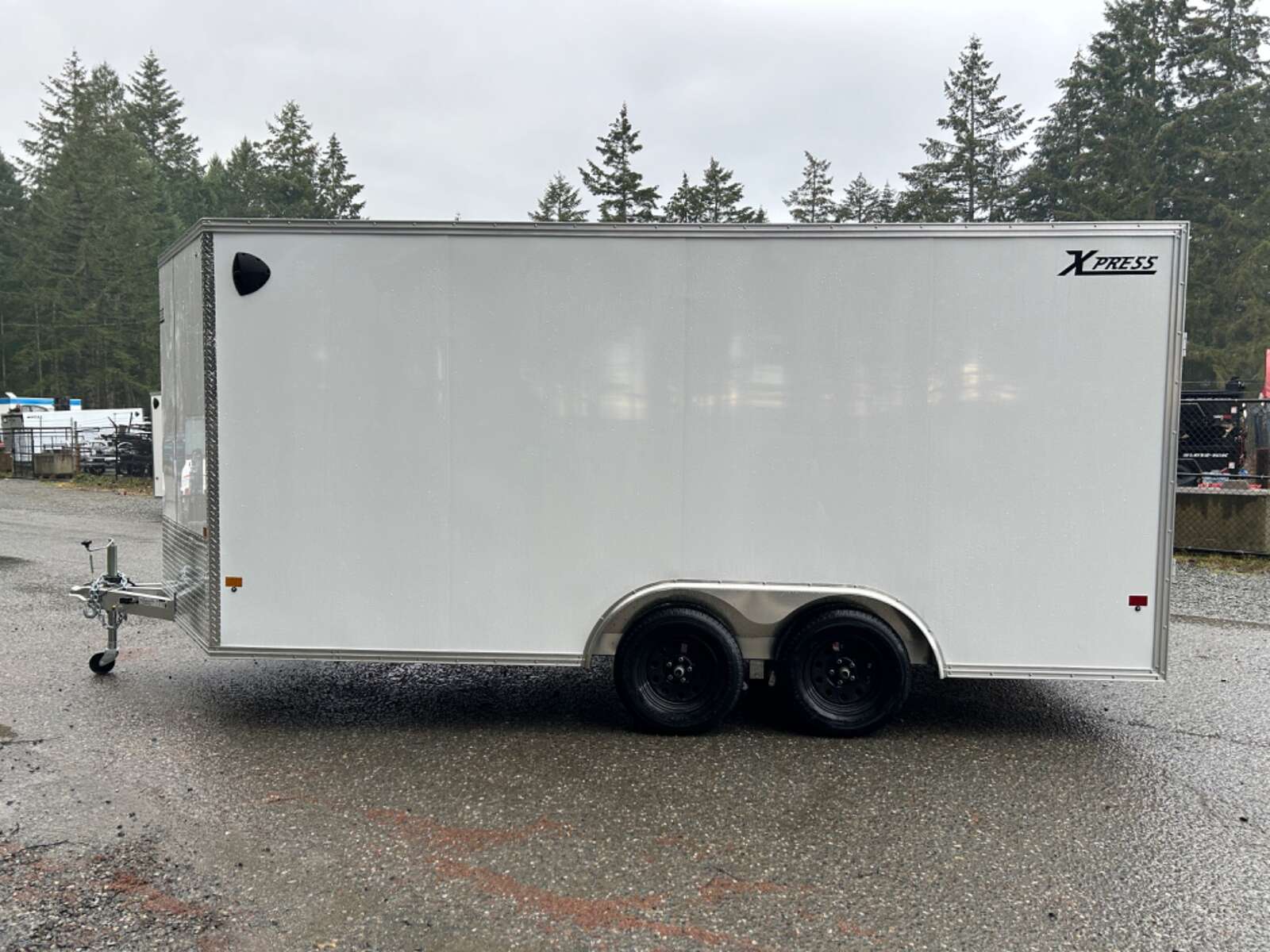 Photo of 2025 ALCOM *ALUMINUM* 8.5X16+V CAR HAULER - 7000LB GVWR - RAMP