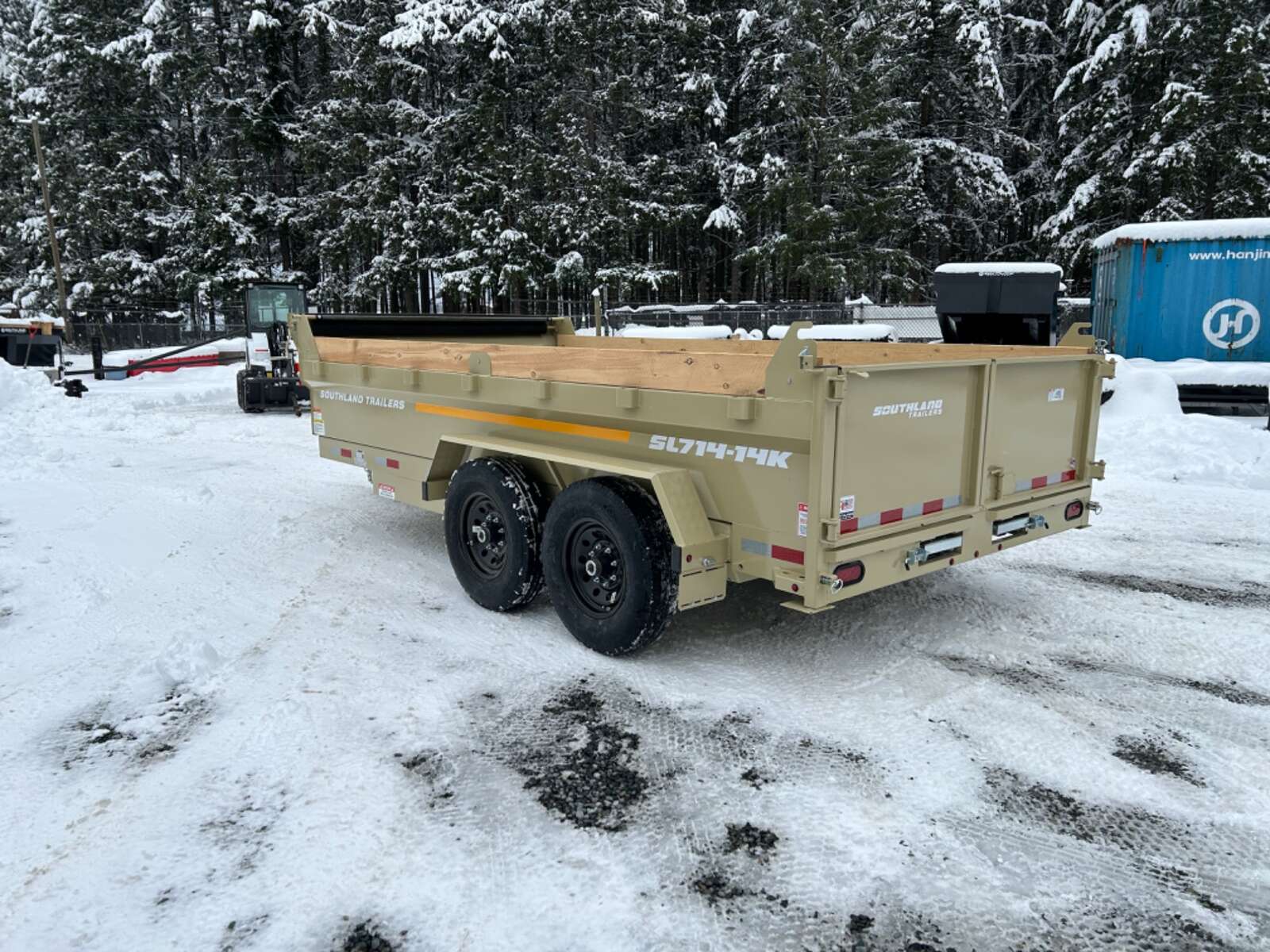 Photo of 2026 Southland 7X14 15,400LB GVW Dump Trailer - Sandstone