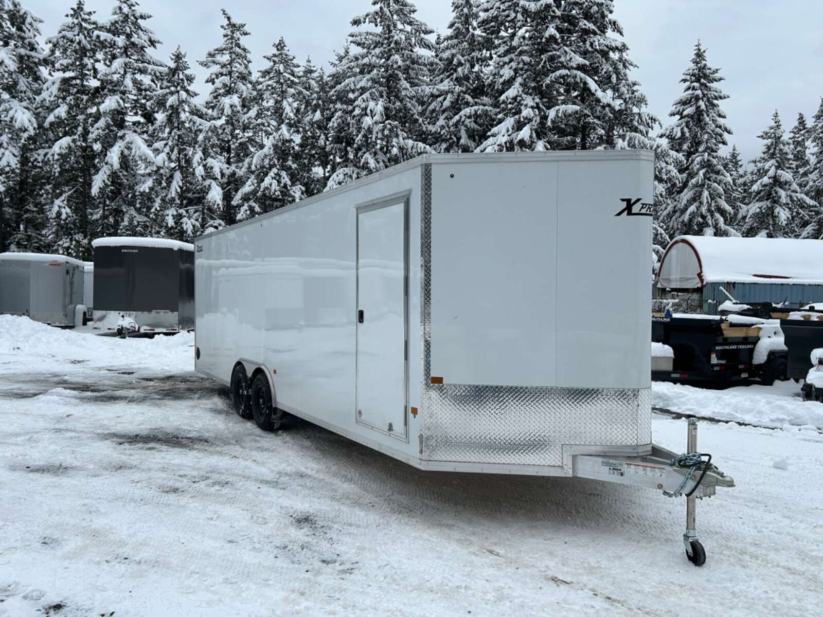 Photo of 2025 ALCOM *ALUMINUM* 8.5X24 CAR HAULER - ESCAPE DOOR - 9990LB GVW