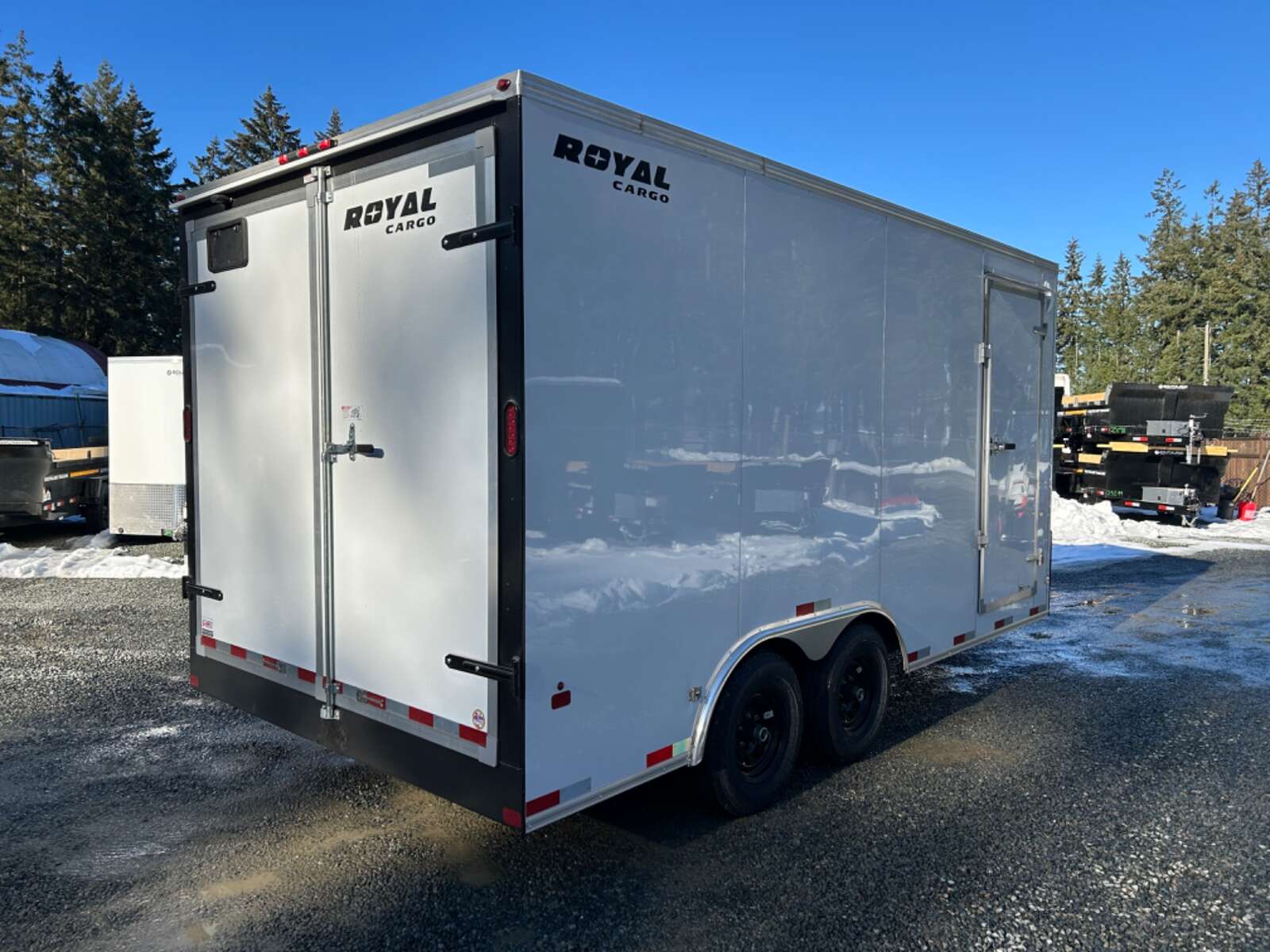 Photo of 2025 Royal Cargo 8.5X16+V 11,400LB GVW - BARN DOORS - 86" INTERIOR