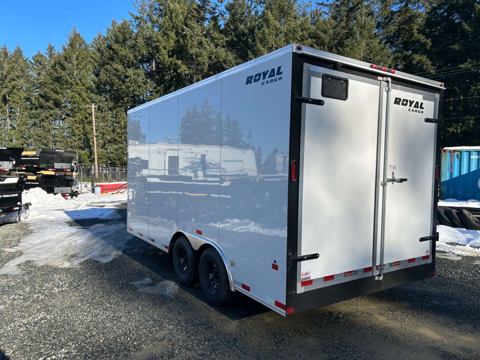 Photo of 2025 Royal Cargo 8.5X16+V 11,400LB GVW - BARN DOORS - 86" INTERIOR