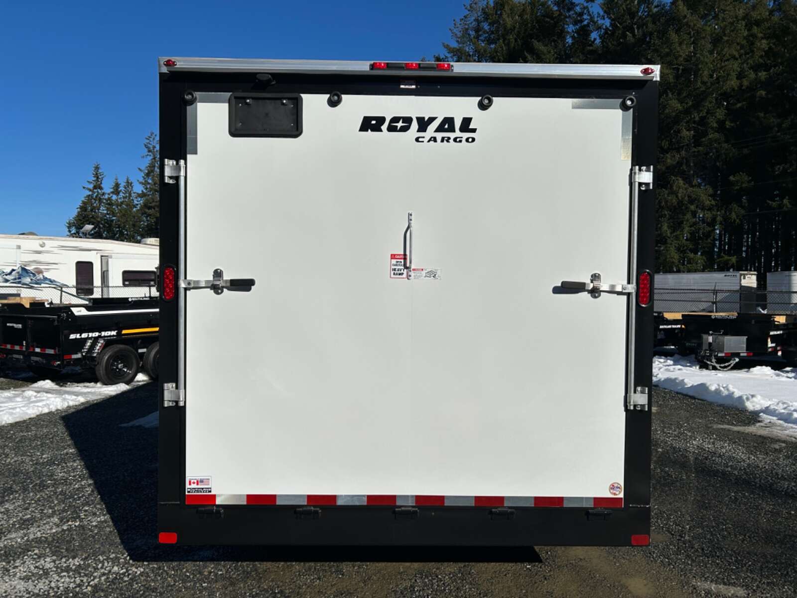 Photo of 2025 Royal Cargo 8.5X16+V 11,400LB GVW - RAMP DOOR - 86" INTERIOR