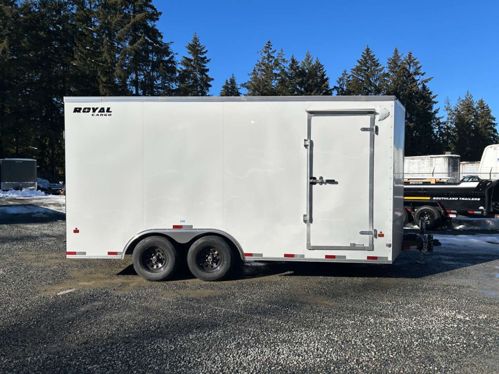 Photo of 2025 Royal Cargo 8.5X16+V 11,400LB GVW - RAMP DOOR - 86" INTERIOR