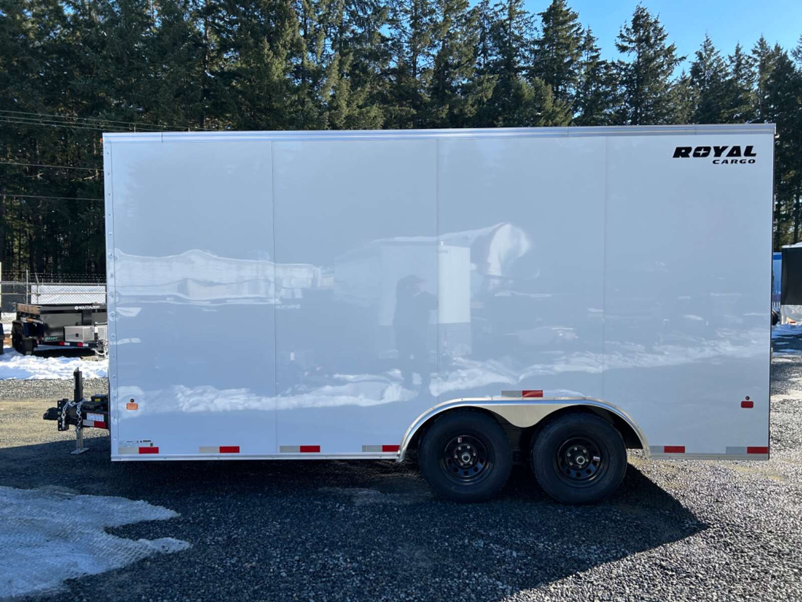 Photo of 2025 Royal Cargo 8.5X16+V 11,400LB GVW - RAMP DOOR - 86" INTERIOR