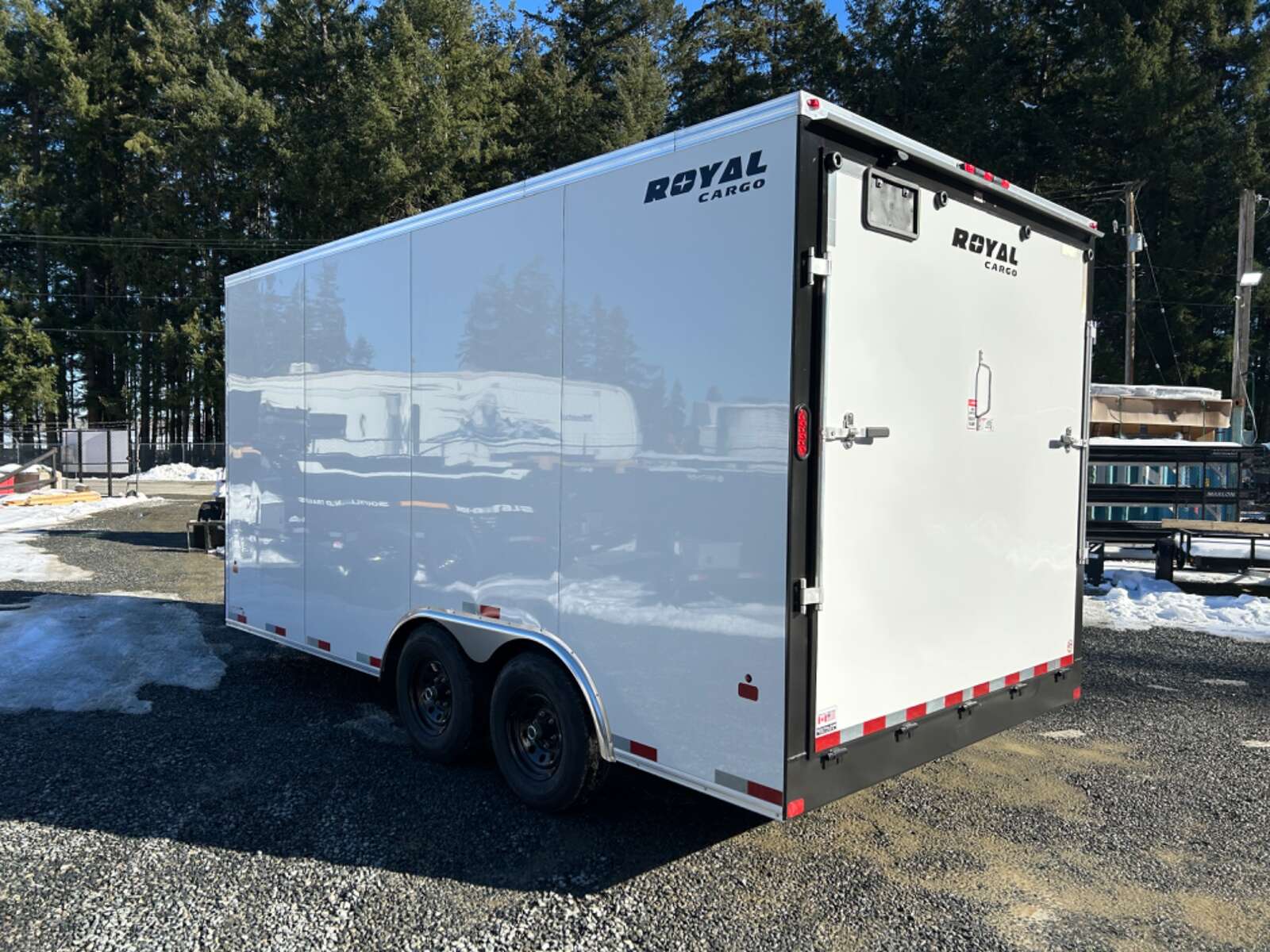 Photo of 2025 Royal Cargo 8.5X16+V 11,400LB GVW - RAMP DOOR - 86" INTERIOR