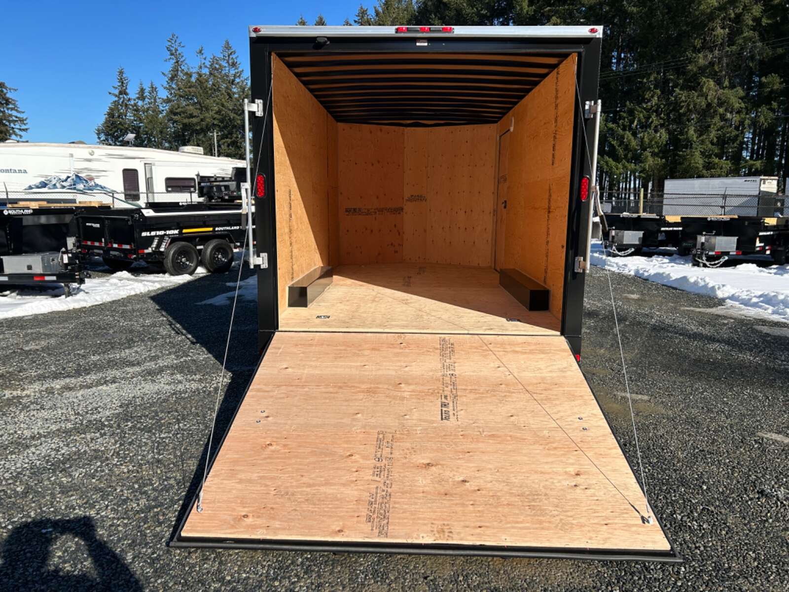 Photo of 2025 Royal Cargo 8.5X16+V 11,400LB GVW - RAMP DOOR - 86" INTERIOR