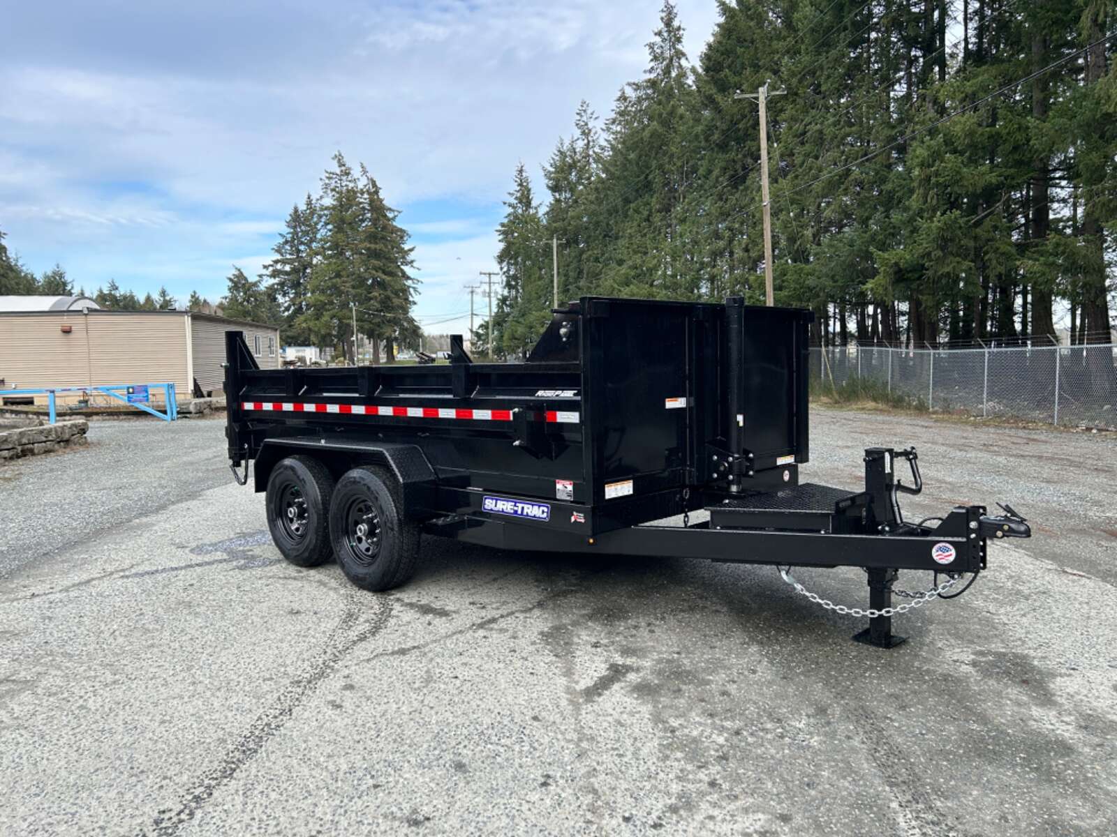 Photo of 2025 Sure-Trac 7X12 Telescopic Hoist 15,500LB GVWR Dump Trailer