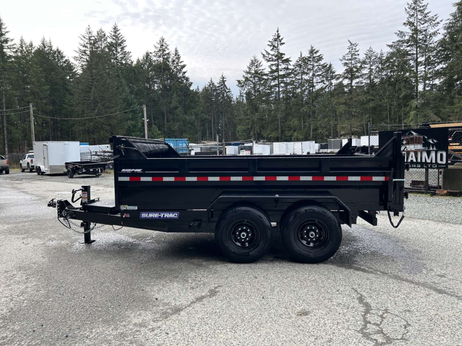 Photo of 2025 Sure-Trac 7X12 Telescopic Hoist 15,500LB GVWR Dump Trailer