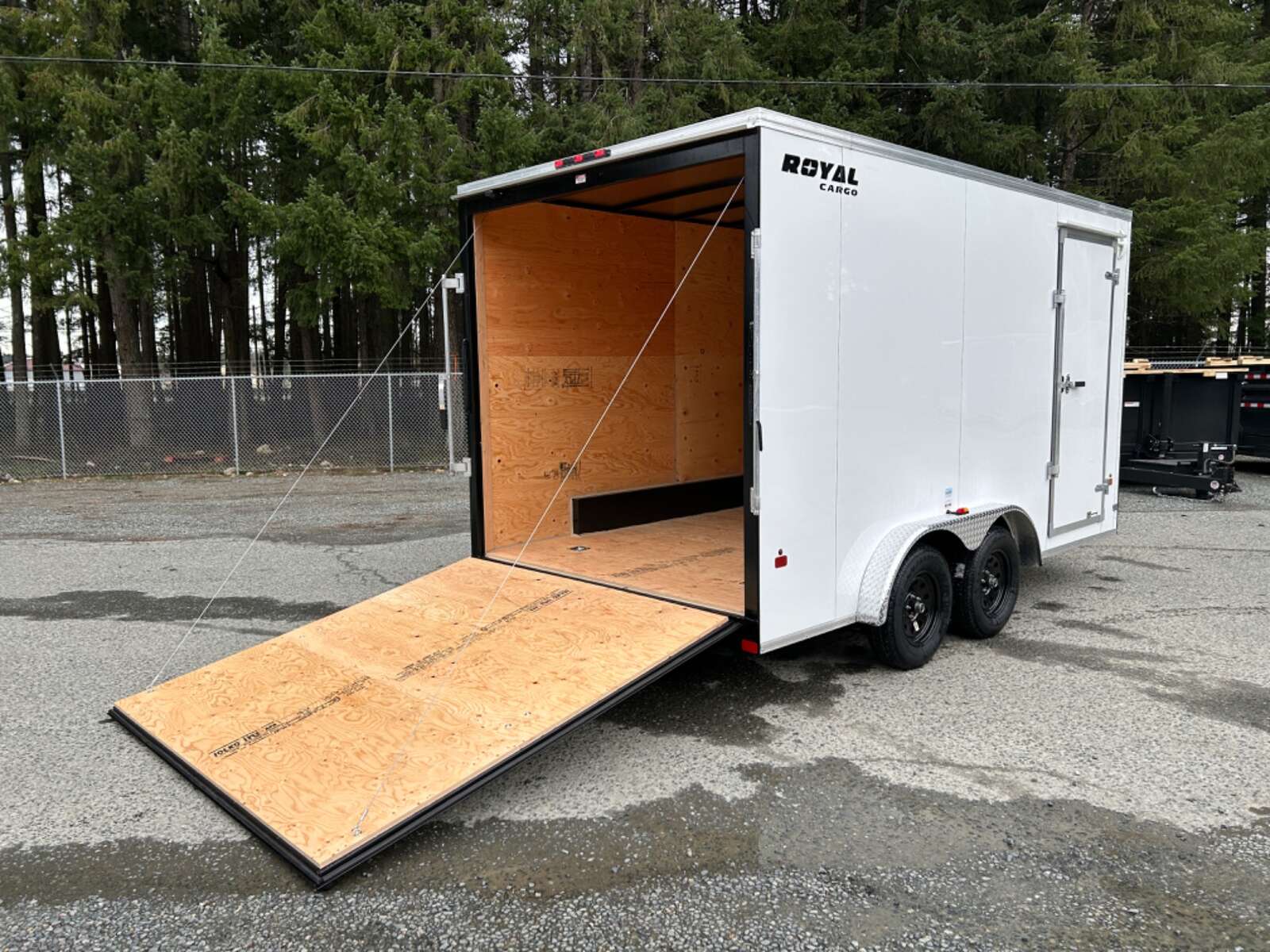 Photo of 2025 Royal Cargo 7.5X14+V 7700LB GVW - 86" Interior - Ramp Door