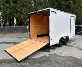 Thumbnail Photo of 2025 Royal Cargo 7.5X14+V 7700LB GVW - 86" Interior - Ramp Door