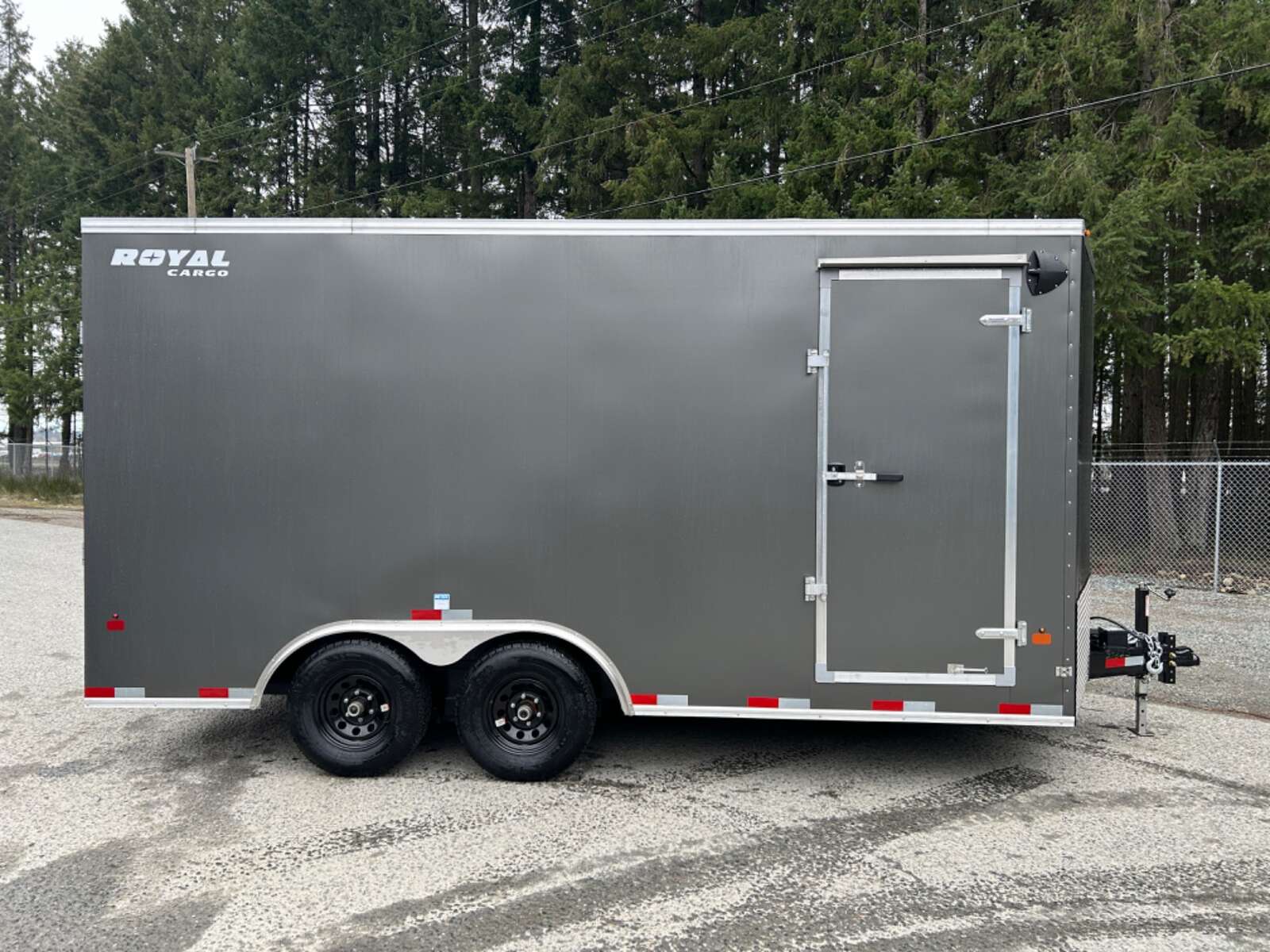 Photo of 2025 Royal Cargo 8.5X16+V 11,400LB GVW - RAMP DOOR - 86" INTERIOR