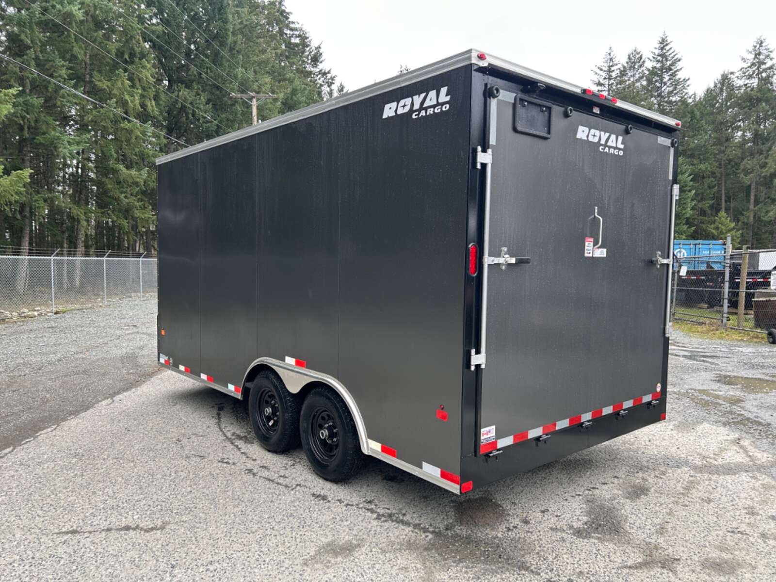 Photo of 2025 Royal Cargo 8.5X16+V 11,400LB GVW - RAMP DOOR - 86" INTERIOR