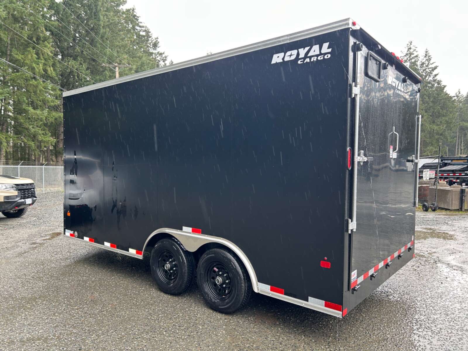 Photo of 2025 Royal Cargo 8.5X16+V 11,400LB GVW - RAMP DOOR - 86" INTERIOR