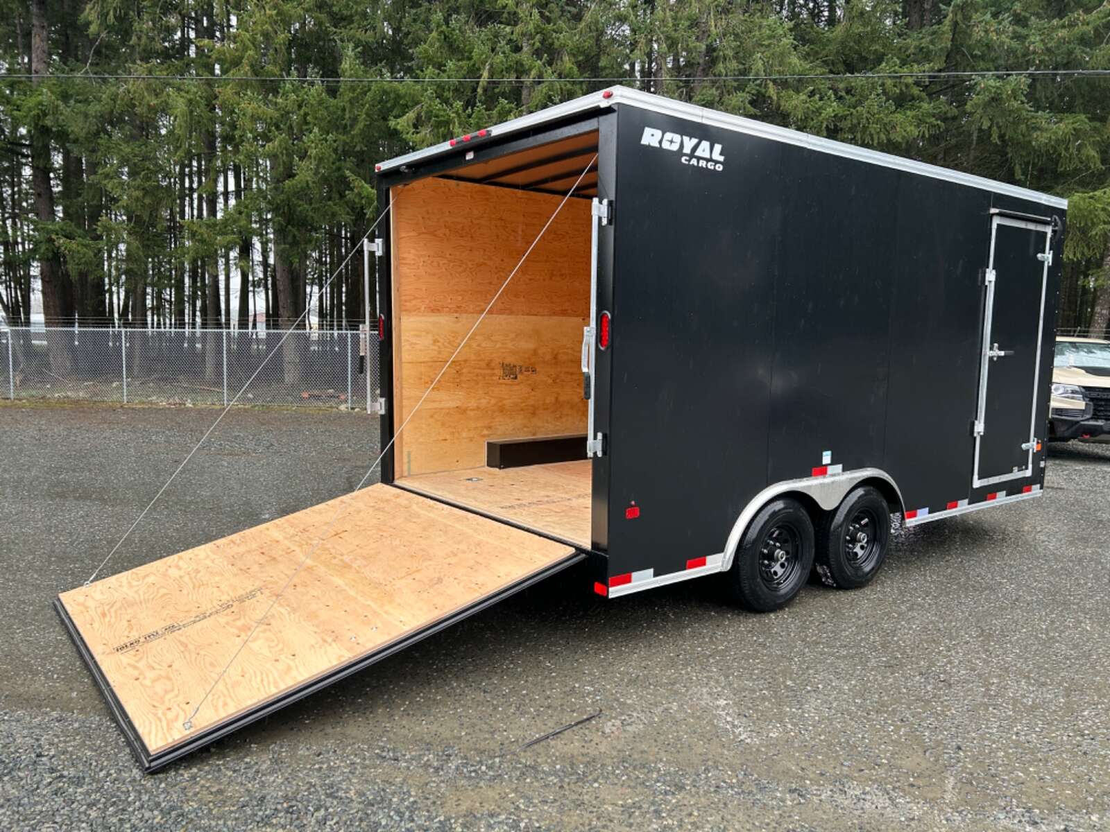 Photo of 2025 Royal Cargo 8.5X16+V 11,400LB GVW - RAMP DOOR - 86" INTERIOR