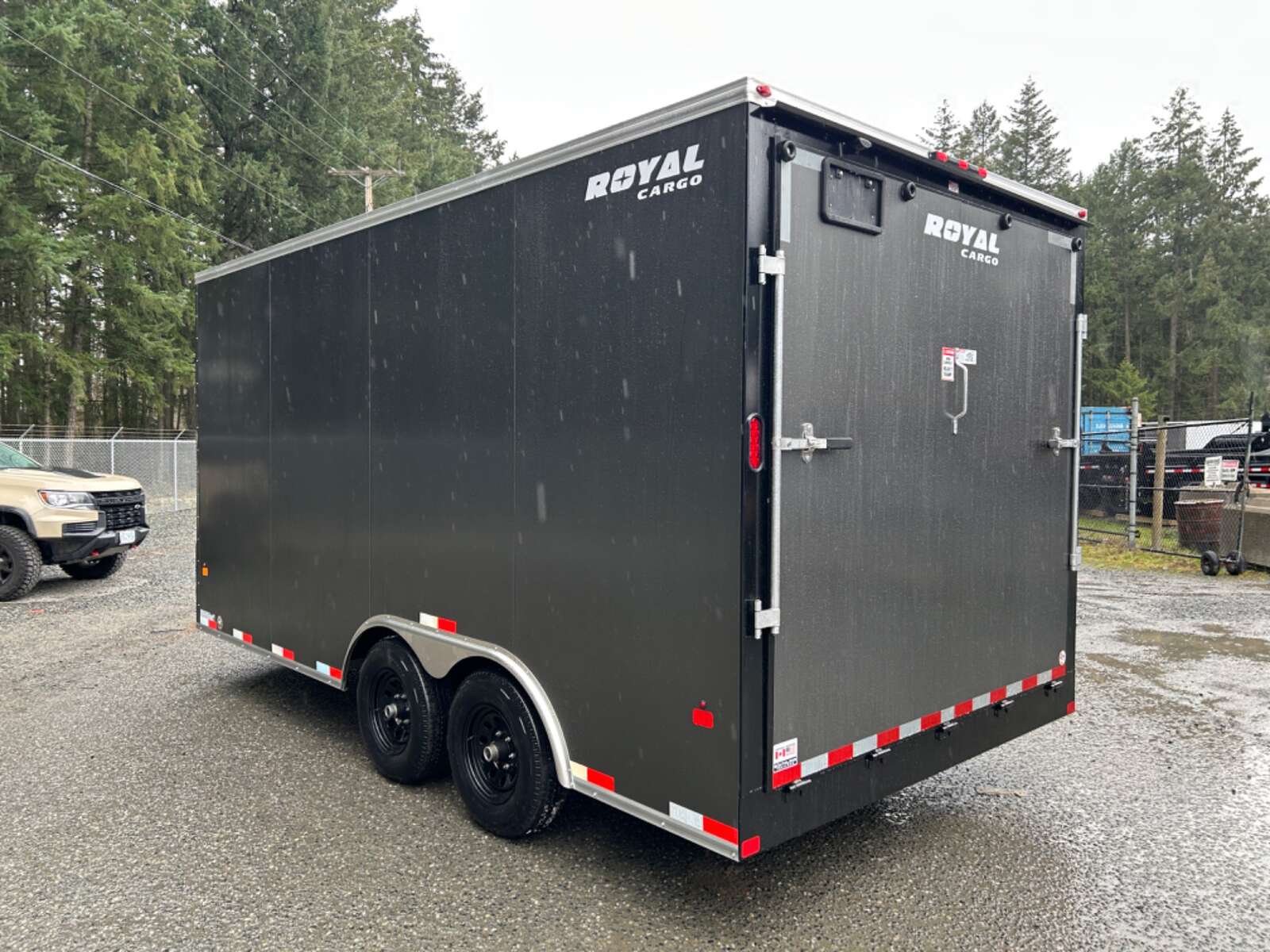 Photo of 2025 Royal Cargo 8.5X16+V 11,400LB GVW - RAMP DOOR - 86" INTERIOR