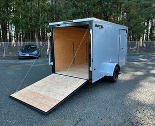 Thumbnail Photo of 2025 Royal Cargo 6X12+V 72" Interior - Ramp Door