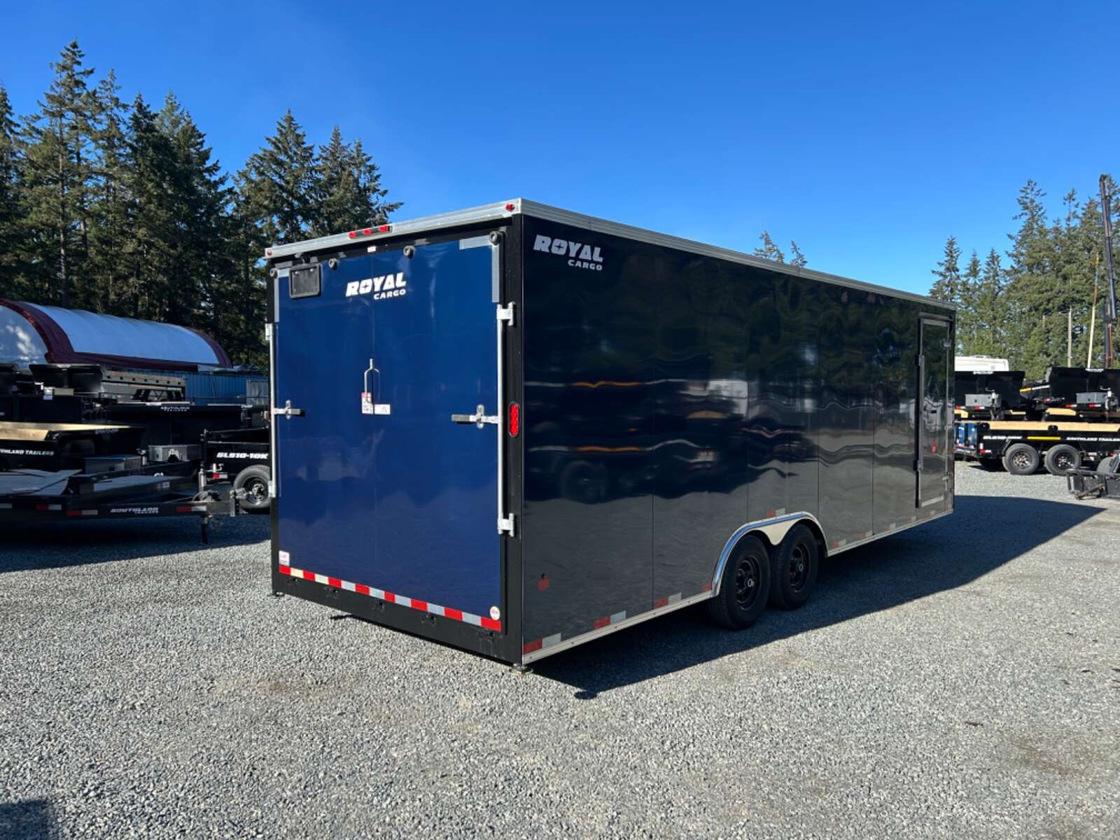 Photo of 2026 Royal Cargo 8.5X24+V 11,400LB GVW 86" TALL CAR HAULER