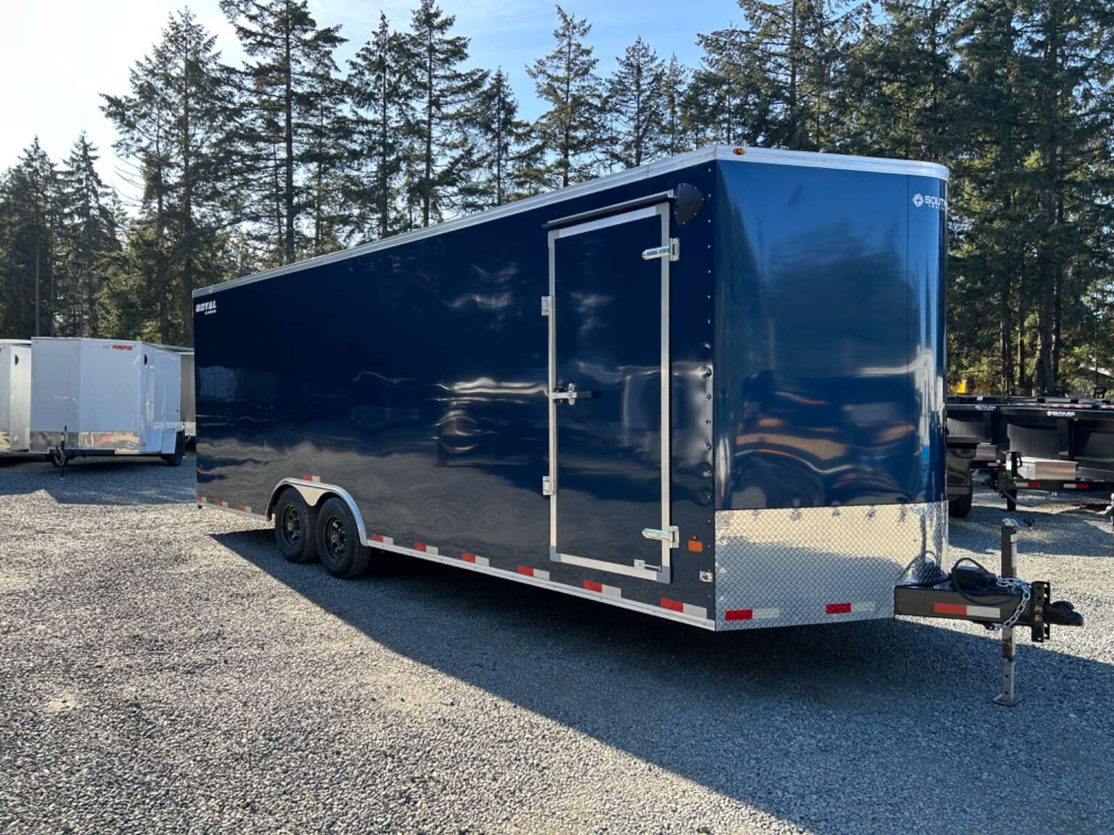 Photo of 2026 Royal Cargo 8.5X24+V 11,400LB GVW 86" TALL CAR HAULER