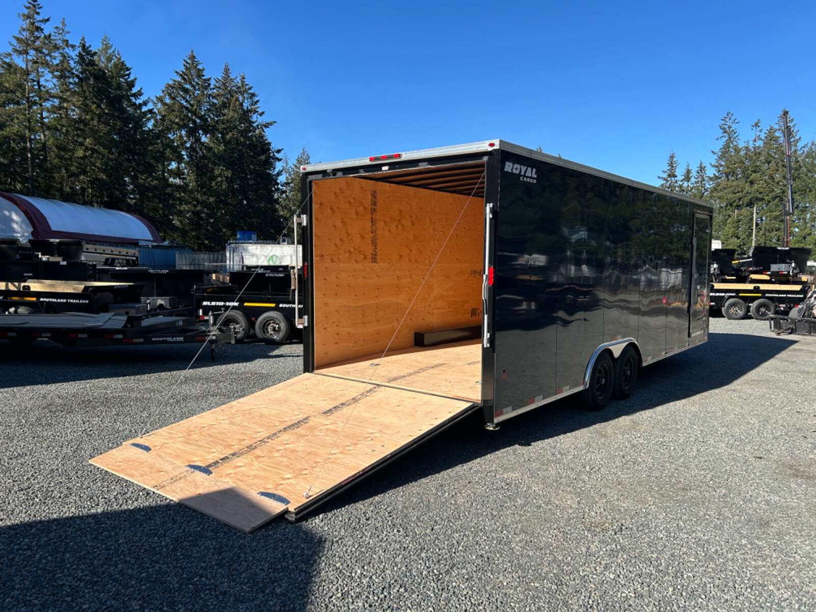 Photo of 2026 Royal Cargo 8.5X24+V 11,400LB GVW 86" TALL CAR HAULER