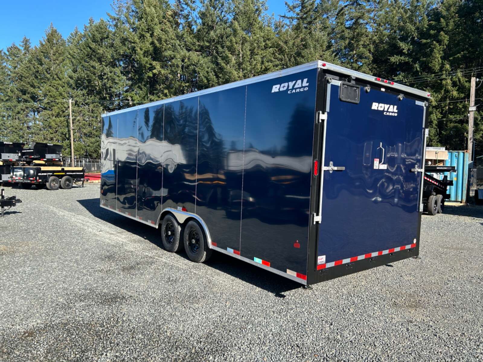 Photo of 2026 Royal Cargo 8.5X24+V 11,400LB GVW 86" TALL CAR HAULER