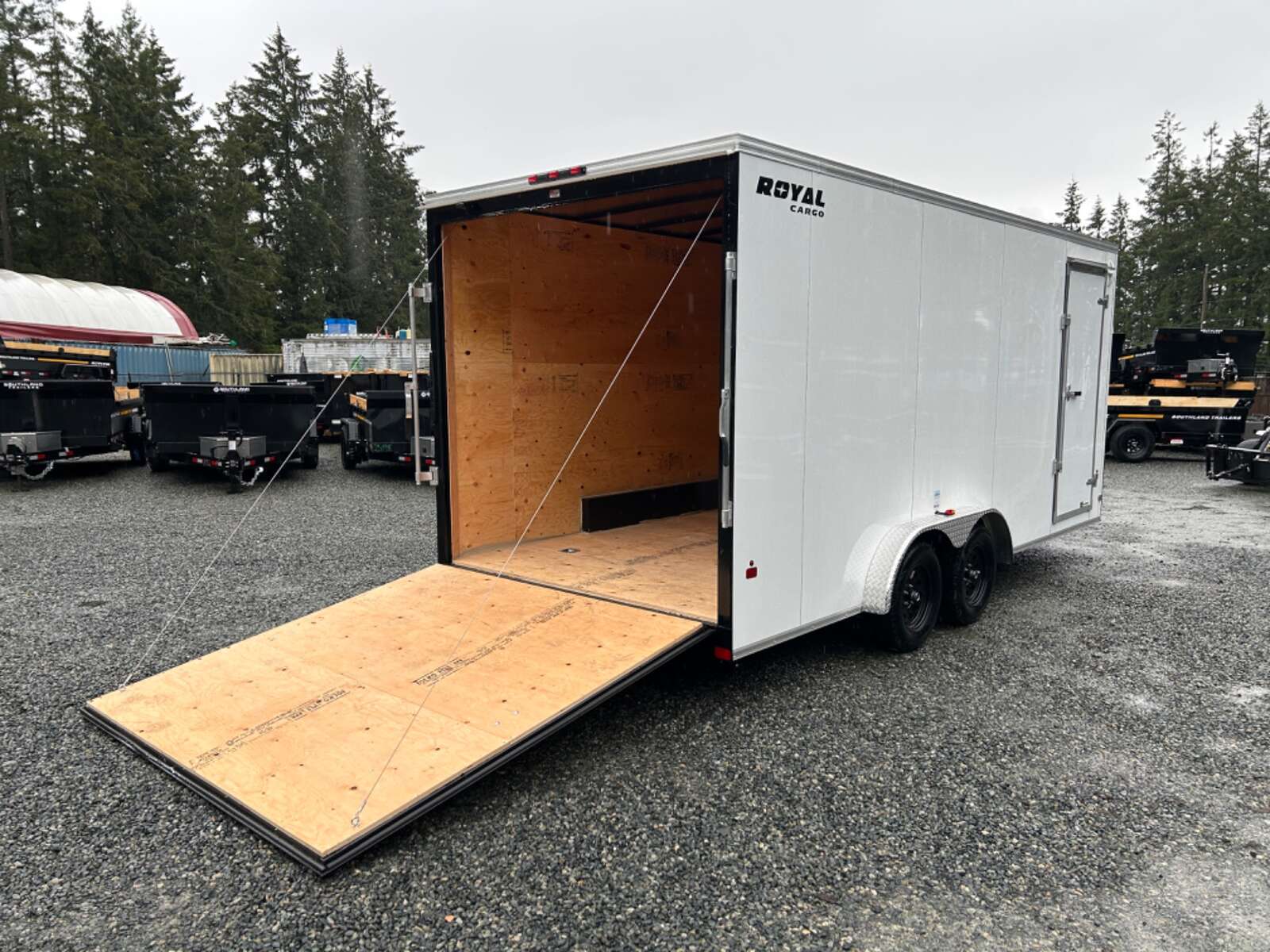 Photo of 2026 Royal Cargo 7.5X18+V 7,700LB GVWR - RAMP DOOR - 86" INTERIOR
