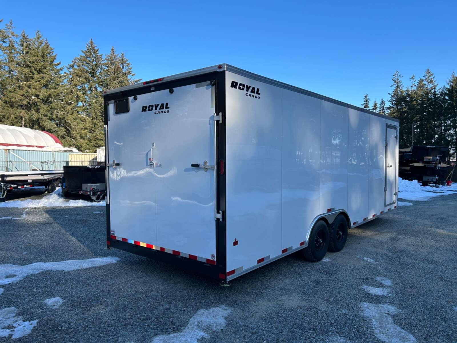 Photo of 2025 Royal Cargo 8.5X24+V 11,400LB GVW 86" TALL CAR HAULER