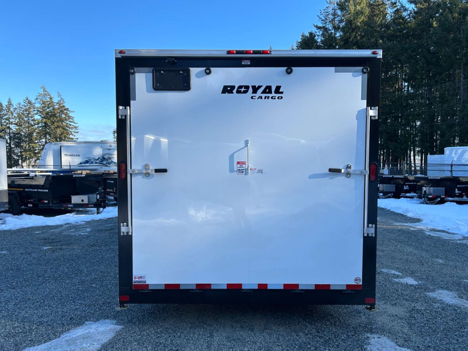 Photo of 2025 Royal Cargo 8.5X24+V 11,400LB GVW 86" TALL CAR HAULER