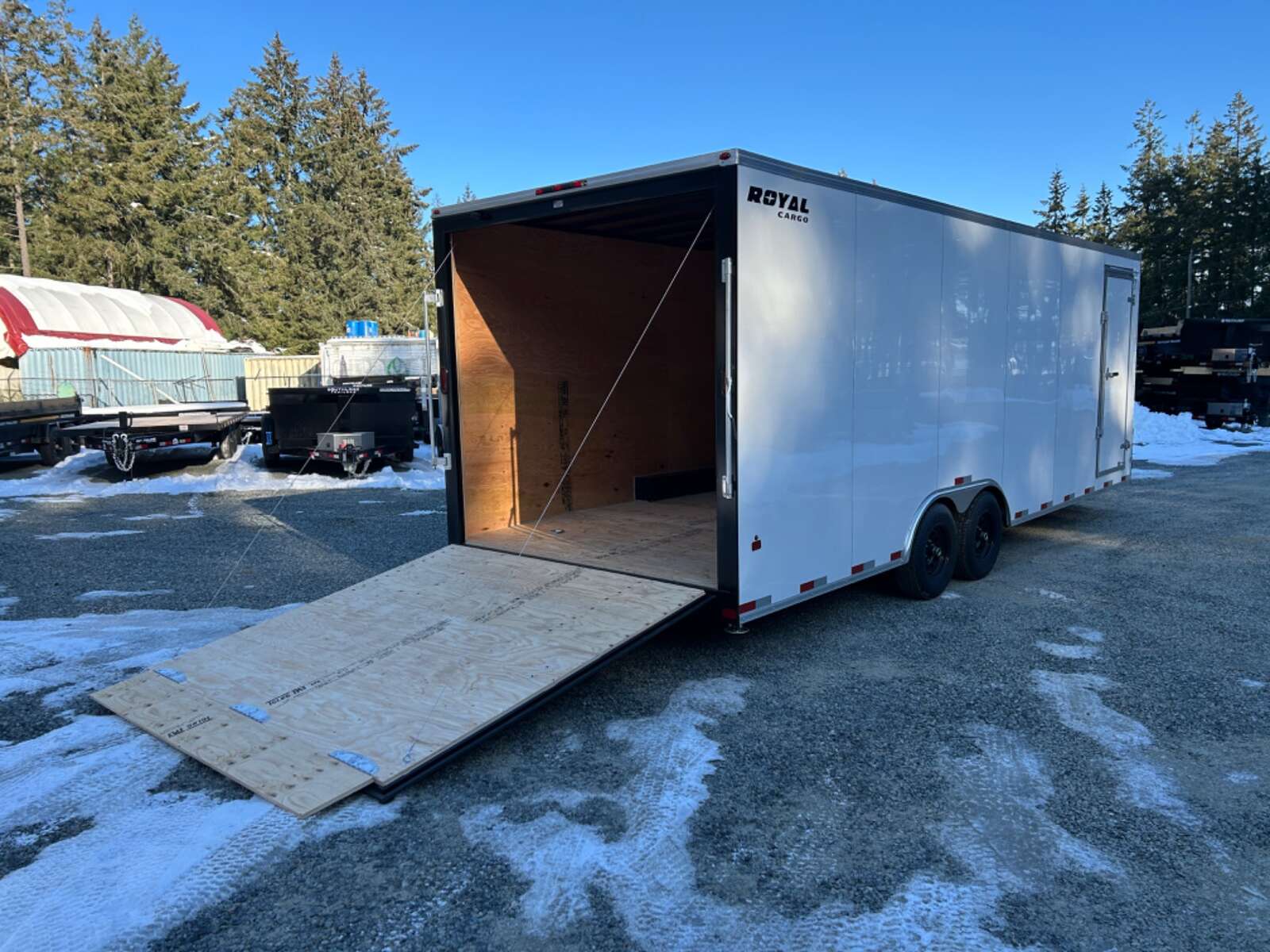 Photo of 2025 Royal Cargo 8.5X24+V 11,400LB GVW 86" TALL CAR HAULER
