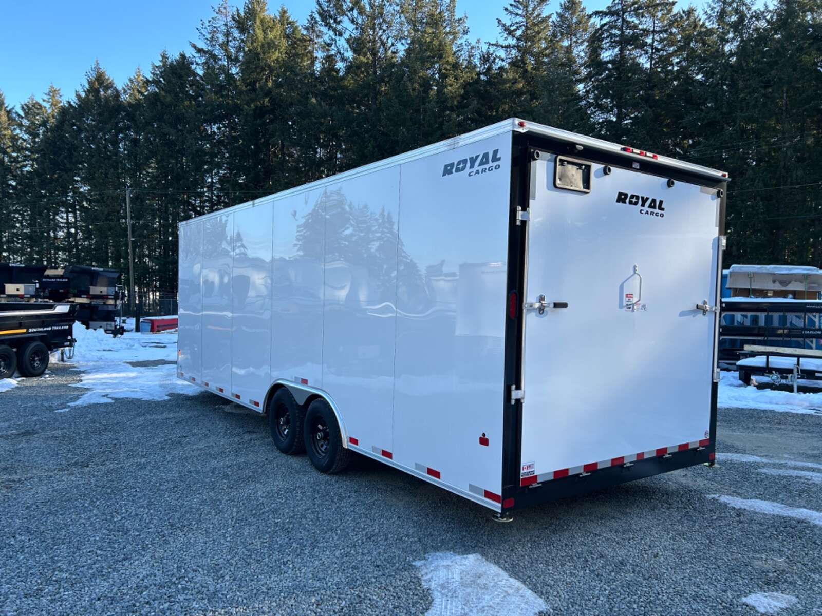 Photo of 2025 Royal Cargo 8.5X24+V 11,400LB GVW 86" TALL CAR HAULER