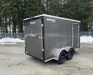 Thumbnail Photo of 2026 Royal Cargo 6X12+V 7,700LB GVW - RAMP DOOR - 78" INTERIOR