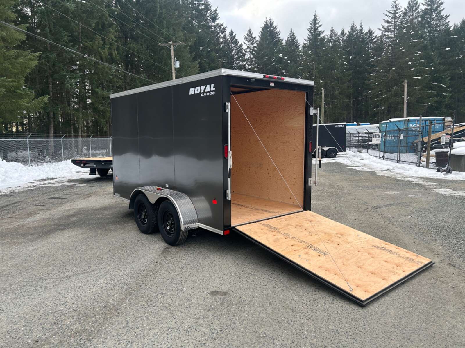 Photo of 2026 Royal Cargo 6X12+V 7,700LB GVW - RAMP DOOR - 78" INTERIOR