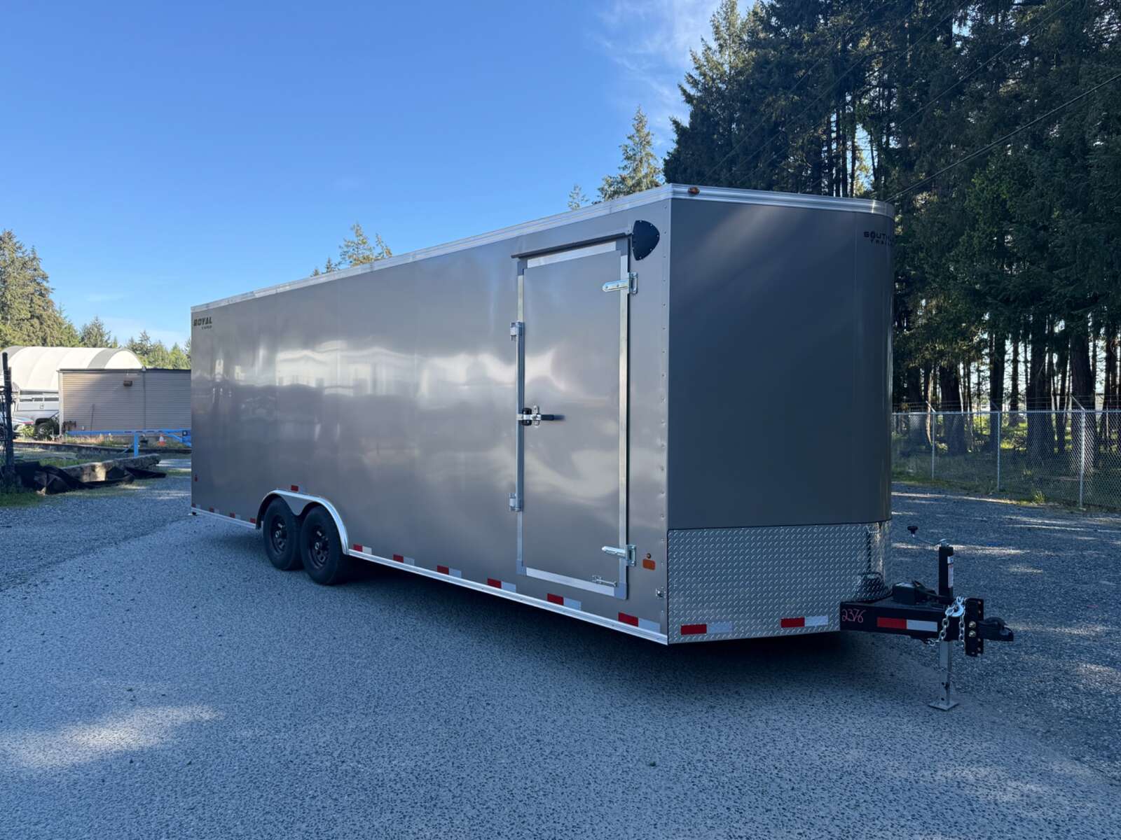 Photo of 2026 Royal Cargo 8.5X24+V 11,400LB GVW 86" TALL CAR HAULER