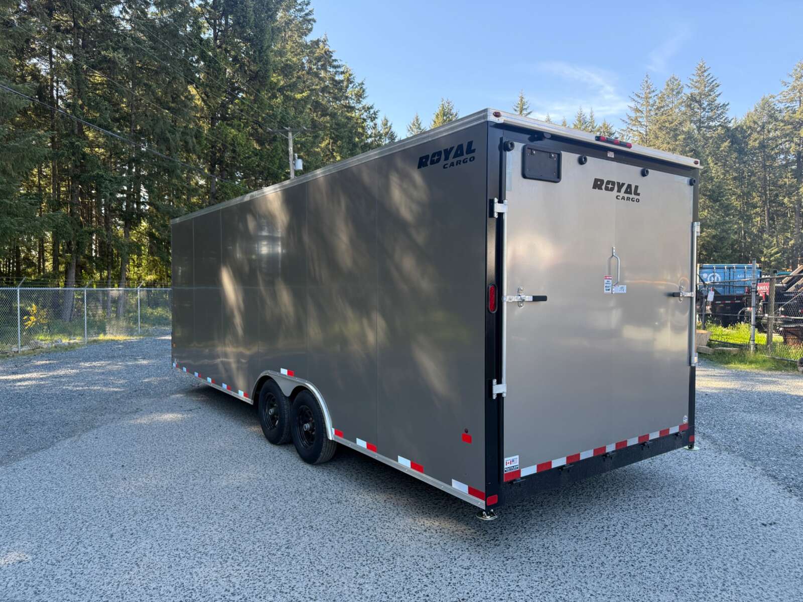 Photo of 2026 Royal Cargo 8.5X24+V 11,400LB GVW 86" TALL CAR HAULER