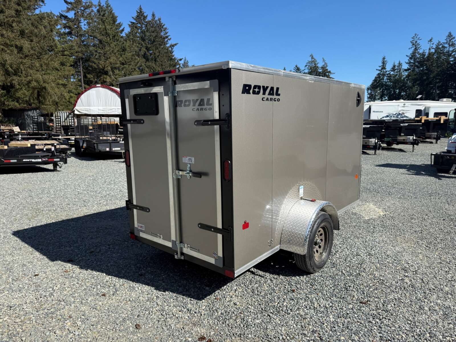 Photo of 2026 Royal Cargo 5X10+V 2990LB GVW BARN DOORS 64" INTERIOR