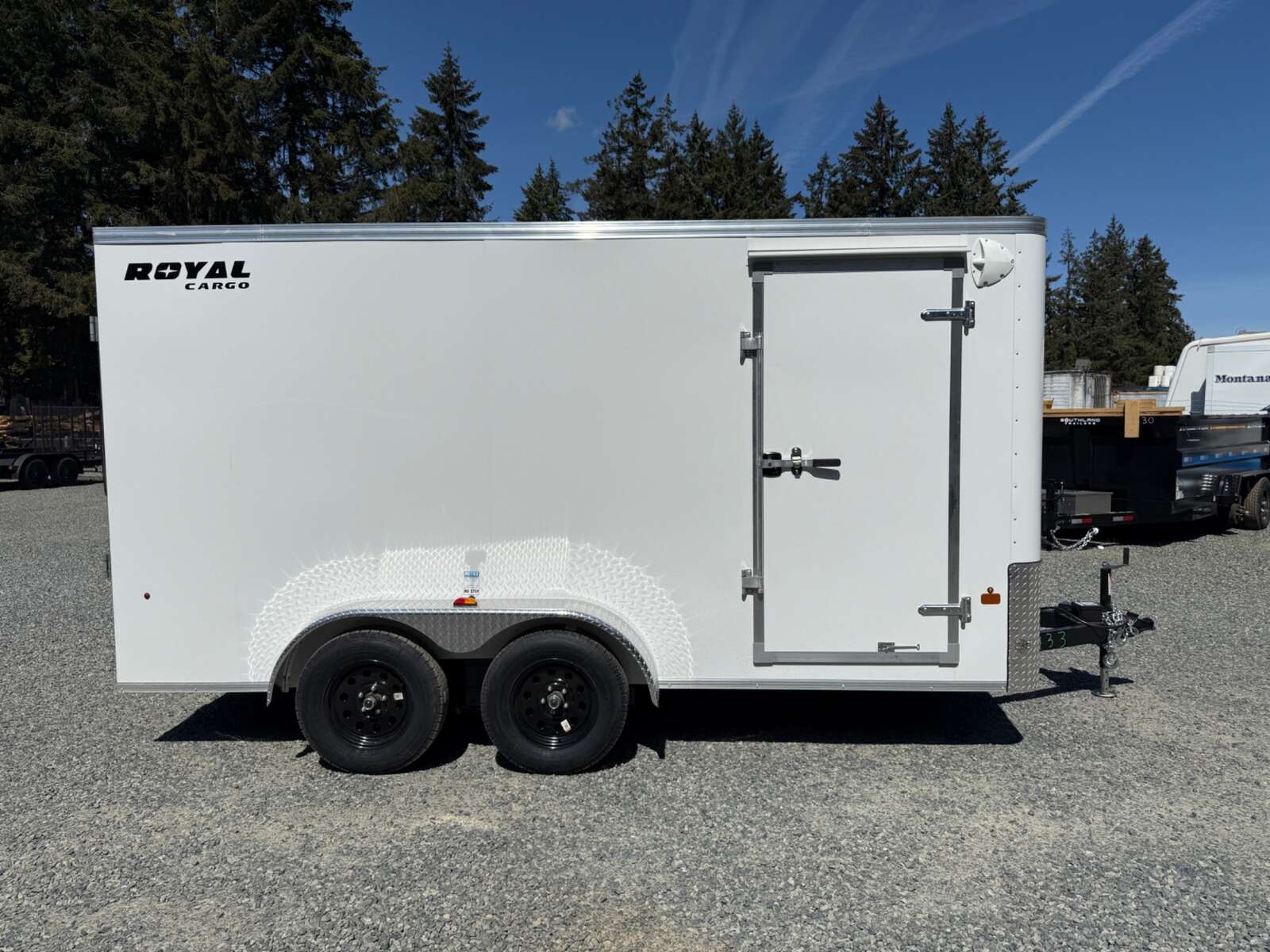 Photo of 2026 Royal Cargo 7X14' - 7700LB GVWR - Ramp Door - 78" Interior
