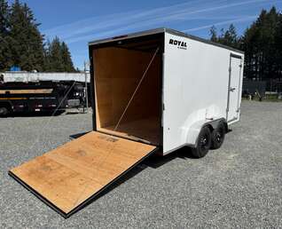 Thumbnail Photo of 2026 Royal Cargo 7X14' - 7700LB GVWR - Ramp Door - 78" Interior