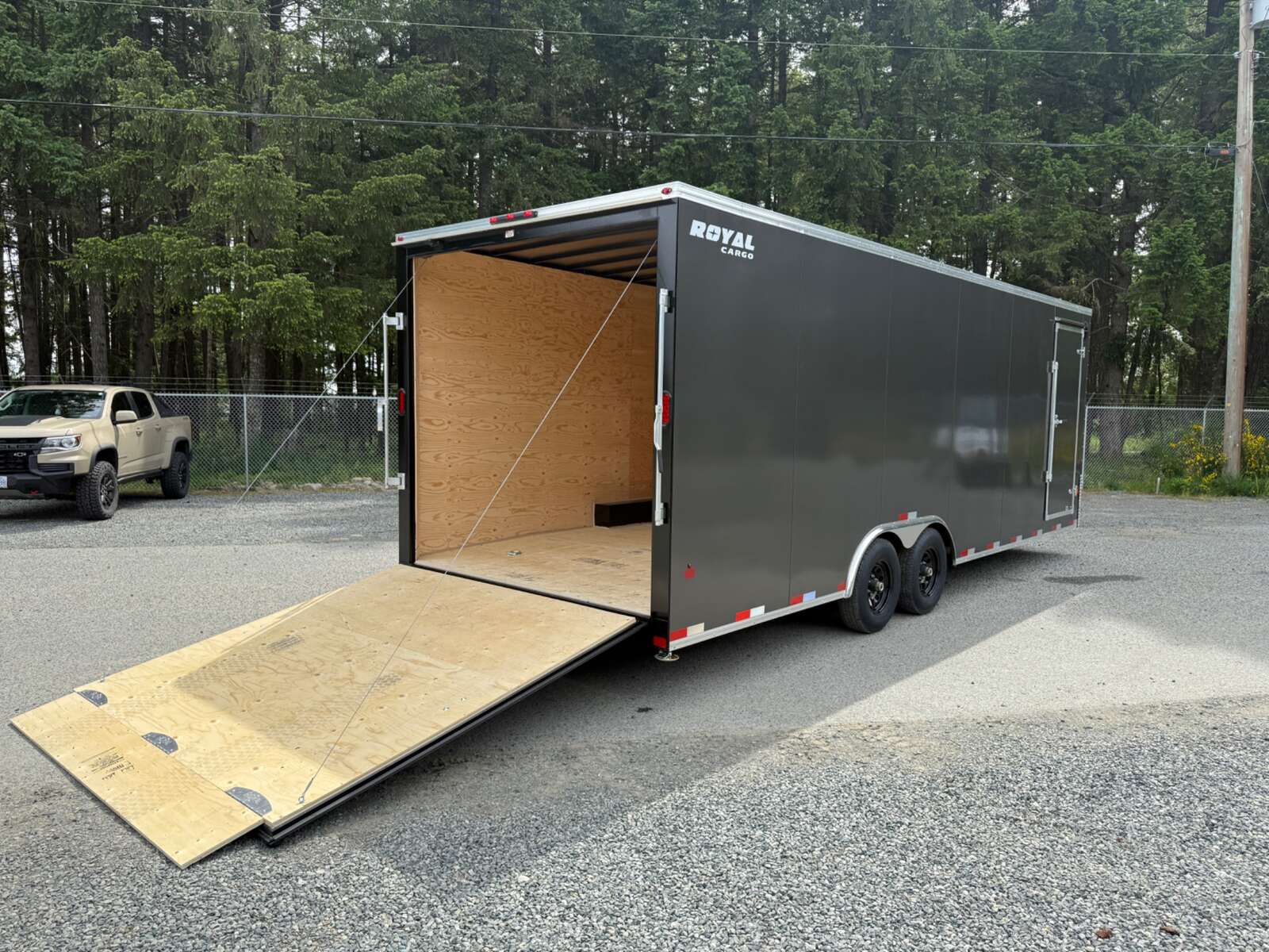 Photo of 2026 Royal Cargo 8.5X24 11,400LB GVW 86" TALL CAR HAULER