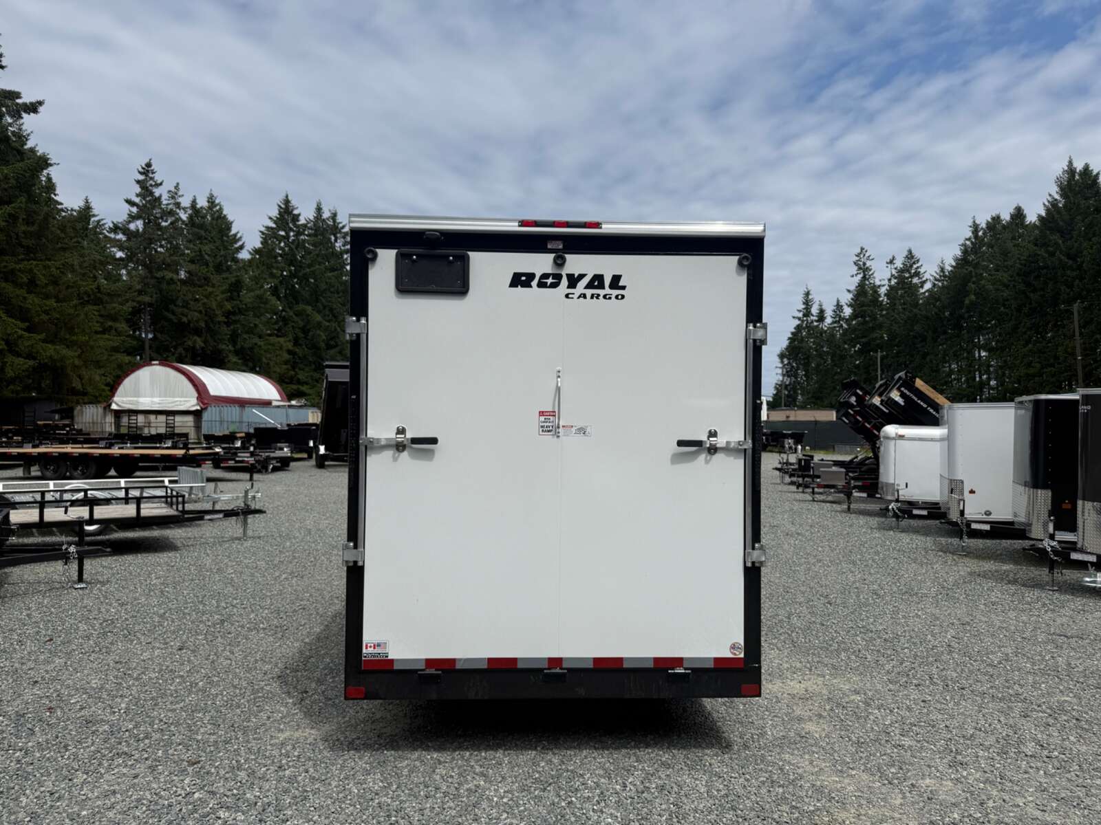Photo of 2026 Royal Cargo 7X16' + V - HD 11,400LB GVWR - Ramp Door - 86" Interior
