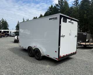 Thumbnail Photo of 2026 Royal Cargo 7X16' + V - HD 11,400LB GVWR - Ramp Door - 86" Interior