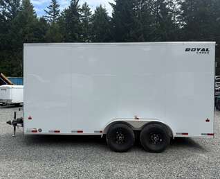 Thumbnail Photo of 2026 Royal Cargo 7X16' + V - HD 11,400LB GVWR - Ramp Door - 86" Interior