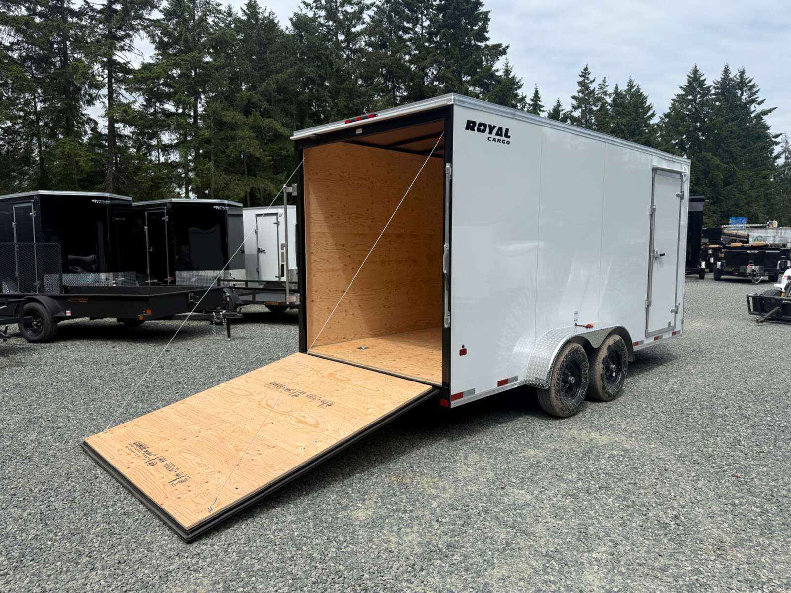 Photo of 2026 Royal Cargo 7X16' + V - HD 11,400LB GVWR - Ramp Door - 86" Interior