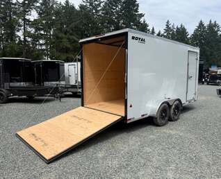 Thumbnail Photo of 2026 Royal Cargo 7X16' + V - HD 11,400LB GVWR - Ramp Door - 86" Interior