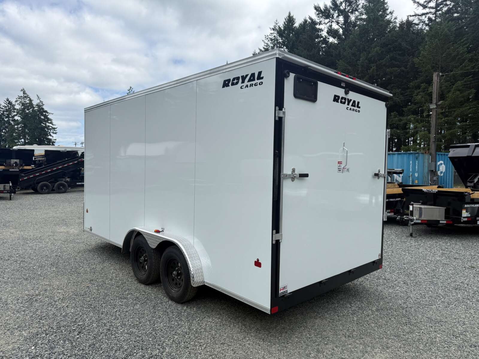 Photo of 2026 Royal Cargo 7.5X16+V 7700LB GVW - 86" Interior - Ramp Door