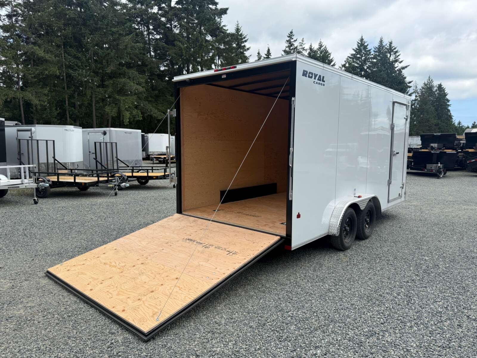 Photo of 2026 Royal Cargo 7.5X16+V 7700LB GVW - 86" Interior - Ramp Door