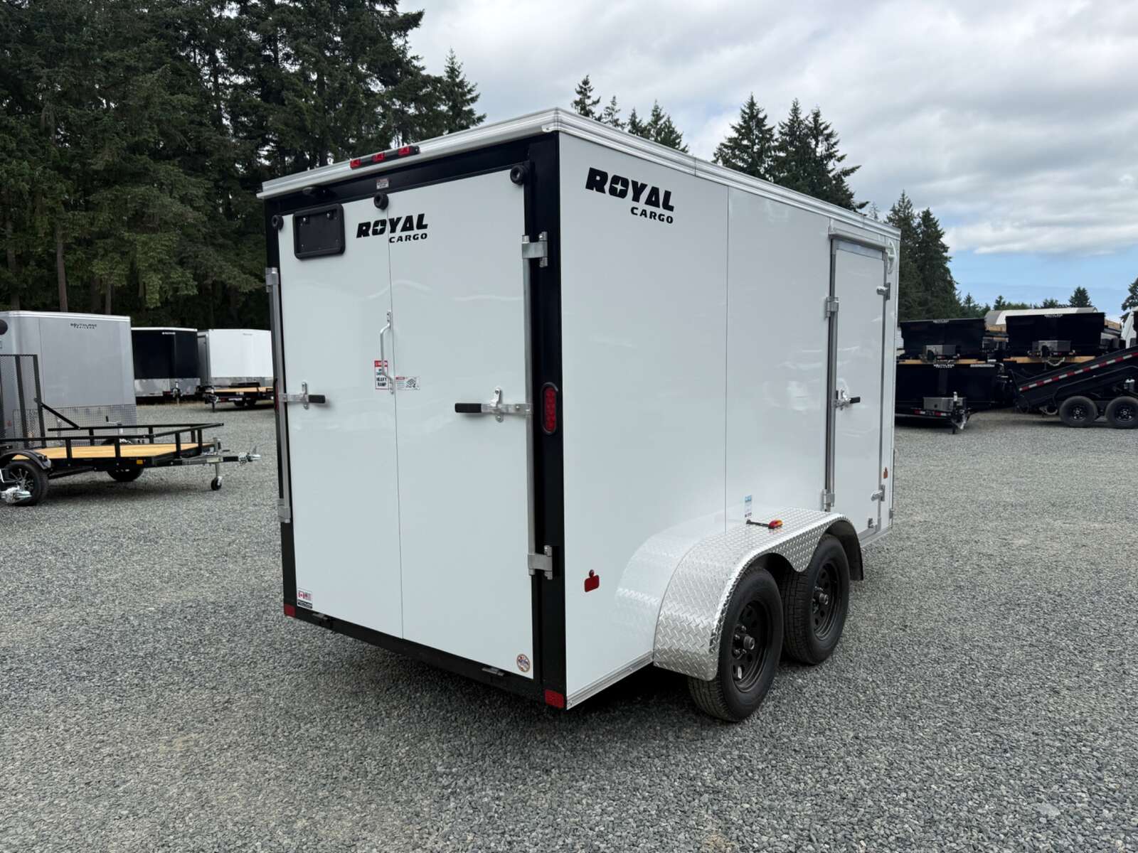 Photo of 2026 Royal Cargo 6X12+V 7,700LB GVW - RAMP DOOR - 78" INTERIOR