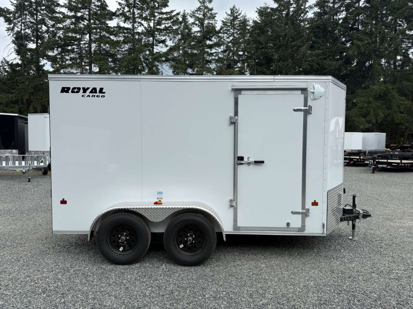 Photo of 2026 Royal Cargo 6X12+V 7,700LB GVW - RAMP DOOR - 78" INTERIOR
